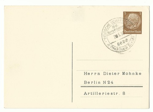 Deutsche schiffspost f - schiffspost, k