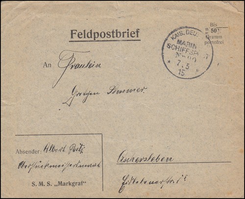 Deutsche marine schiffspost - deutsche, marine-schiffspost