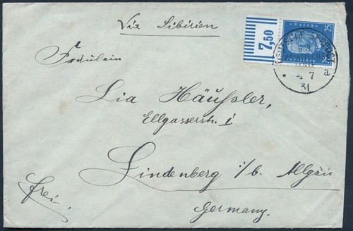 Schiffspost 1931 - dt.,