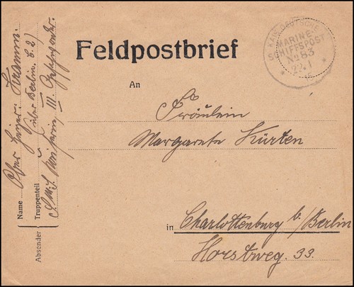 Deutsche marine schiffspost - deutsche, no